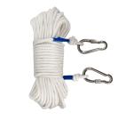 Wear Resistant Free Diving buoy , White Safety 8mm nylon Line Rope Easy