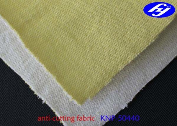High Strength Cut Resistant Fabric 370G / Abradability Interlock Slash Resistant
