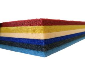 China Colorful PET Felt Polyester Fiber Acoustic Panel For Wall And Ceiling factory