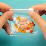 5/10/20pcs Pill Pouch Bags Zippered Reusable Clear Self Sealing Travel Medicine