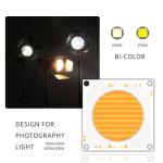 5454 Dimmable 200w 150w Cob Led Chip Dual Color Temperature 2700k 6500k 51-53v