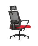 High Back Red Ergonomic Mesh Executive Chairs with home office chair