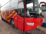 2nd Hand Coach Middle Passenger Door 51 Seats Red Color 10.5 Meters Yuchai