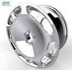Monoblock Forged Polished Aluminum Wheels 20 Inch For BENZ