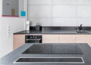 China Crystal Glass Induction 5000W Built In Electric Stove factory