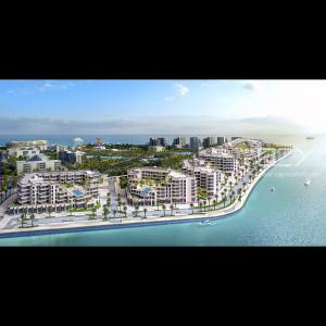 HandCraft Scale 3D Print Architectural Model Doha Les Vagues RéSidence 1/250