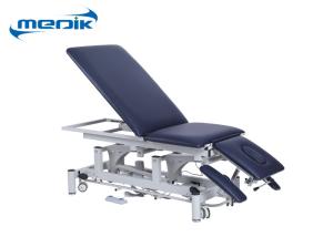 China Height Adjustable Medical Office Exam Tables Electric 5 Sections On Casters factory