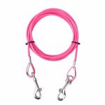 Crack Resistant Waterproof Dog Leash 15ft Tie Out Cable PVC Coating Rope