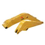 Grab 12T Level Excavator Long Boom With Sand-blasted And Painted Surface Finish