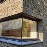 Aluminum Frame Reinforced Seamless Corner Windows For Houses And Office