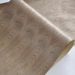 Craft Paper Backed Veneer FSC Natural Walnut Sheets For Cosmetic Packaging