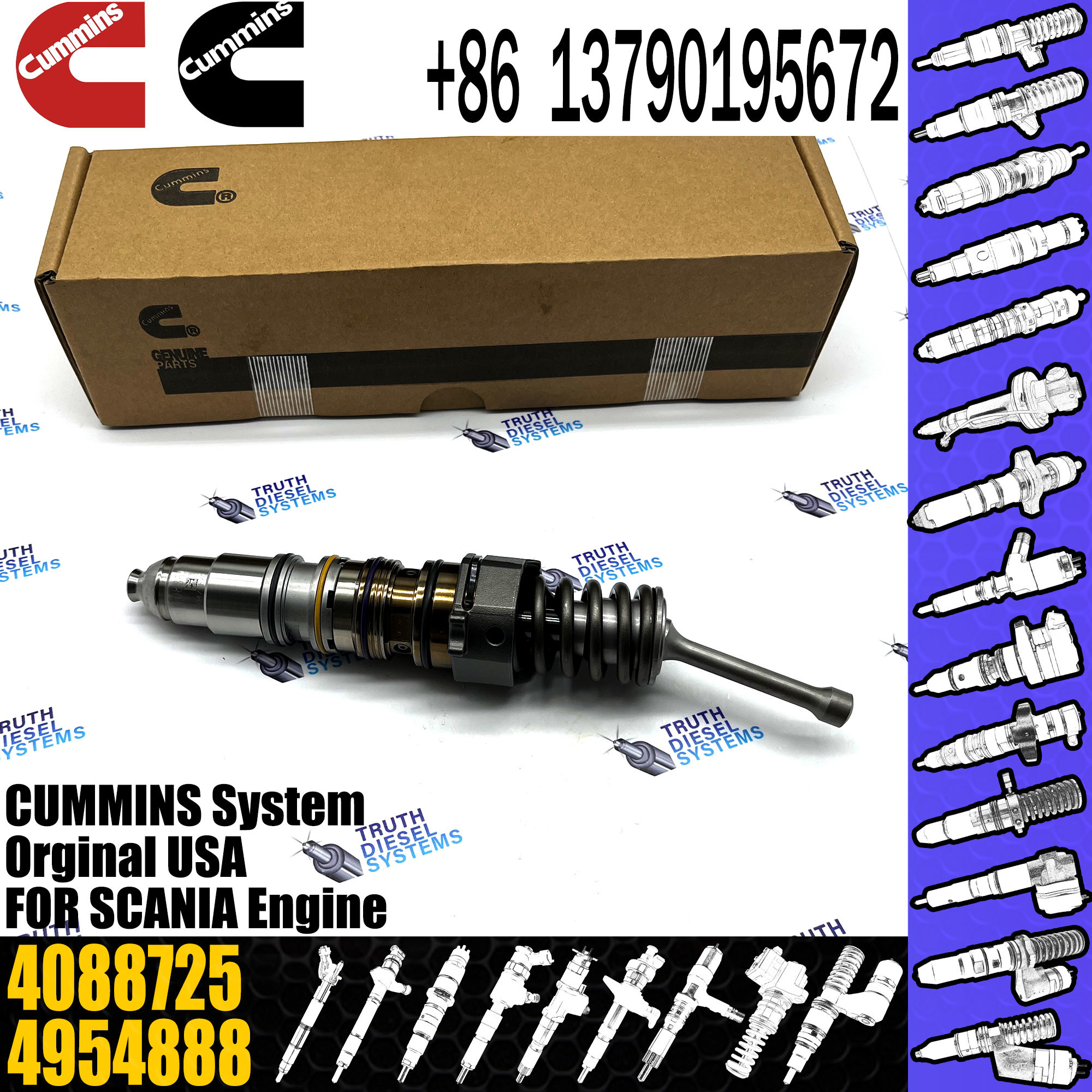 Diesel Engine Pump Car Fuel Injector 4928260 4062569 4088301 4088725