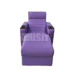 Purple Home Theater Seating PU Leather Living Room Couch Sofa