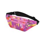 Custom 3-Zipper Pockets Sports Workout Traveling Running Waist Bag Fanny Pack
