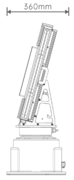 All Weather Active Digital Phased Array Radar With Three Coordinate Information