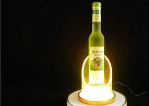 China 23CM Bottle Glorifier Display Led Light Display Base Silk Printing factory