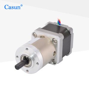 China NEMA 14 Double Shaft Stepper Motor with Gearbox(19:1) 35*35*28mm factory