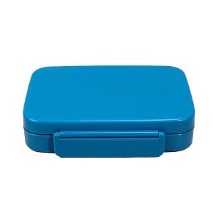 China PP Plastic Lunch Box With Tableware 1000ml Capacity Bento Box Blue factory