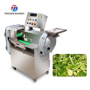 China 2.25kw 1000kg/h Stainless steel double head vegetable cutter electric vegetable cutter factory