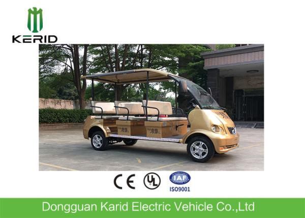 Low Running Noise Tourist 8 Seater Electric Car For Multiple Purpose Street