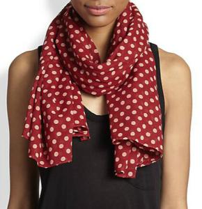 China Lady fashion print cotton scarf factory