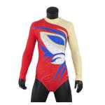 Stretchable Long Sleeve Gymnastics Leotards For Girls Sublimation Printing