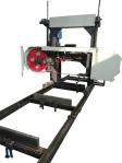 Portable Horizontal Band Sawmill, diesel power portable saw mill
