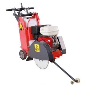 China Walk Behind 13hp Floor Saw Cutting Machine , 400mm Depth Cement Saw Cutter factory