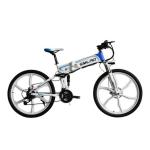 350W 26 Folding Electric Bike , SMLRO S11 26 Electric Mountain Bike 10AH