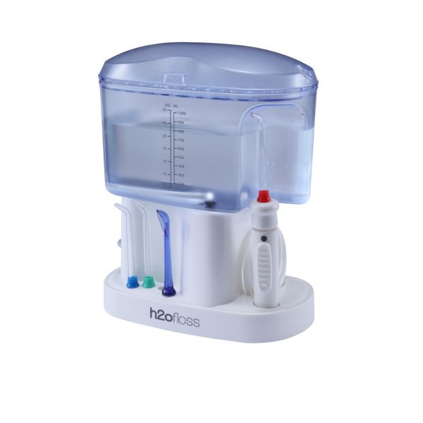 1000ML Capacity Countertop Water Flosser with 30 Days/Charge and FCC & CE