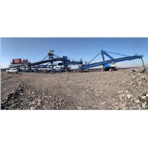 Crawler Mounted Transfer Conveyor For Opencast Mines Material Handling