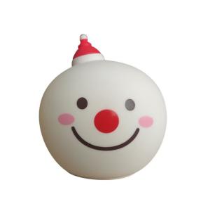 China Snowman Silicone Night Lights 20000H Usb Powered Led Touch Desk Lamp 1200mAh factory