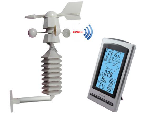 Household 433mhz Temperature Humidity Rain Pressure Wind Speed Wind Direction