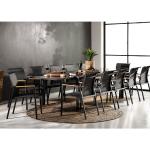 Extendable Outdoor Dining Table and Chair Set for 12 Guests by AJUNION in Garden