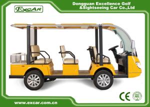 China 72V Trojan Battery Electric Sightseeing Bus factory