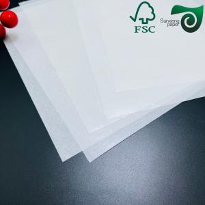 FSC 40gsm 50gsm Jumbo Roll Grease Proof Paper With Easy Slip Property Kit Sizes
