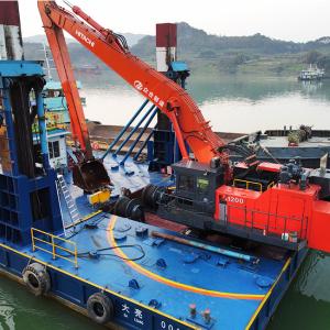China Extension Long Reach Komatsu Excavator Attachments Two Section 40-47T Stick factory