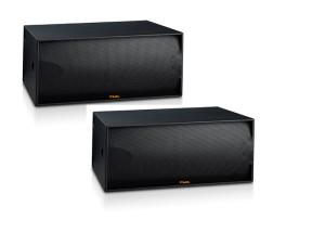 China Powered Dual 18&quot; Church Speaker System Subwoofer 1200W CE / ROHS factory