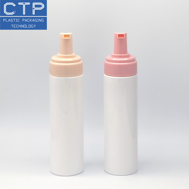 Customer Color Foam Pump Bottle For Handcare Wash / Cleaning Smooth Bubble Liquid Dispenser