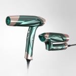 Low Noise Ion Hair Dryer With Nozzle Hot & Cold Air Speed Adjustment Styling