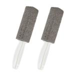 Kitchen Sink Toilet Bowl Cleaner Stain Remover Premium Pumice Stone Toilet Brush