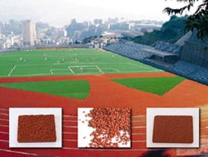 China White EPDM Rubber Granules for Running Track Construction Basketball Court Badminton factory