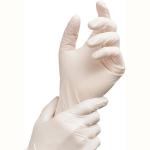 Power free disposable medical examination latex gloves