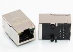 90 Degree Ethernet PoE RJ45 Jack 1 x 1 Port -40℃ - 70℃ Operating Temperature