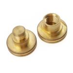 Flat Head M3 Brass Rivet Screw , Book Binding Post Screw Fastener