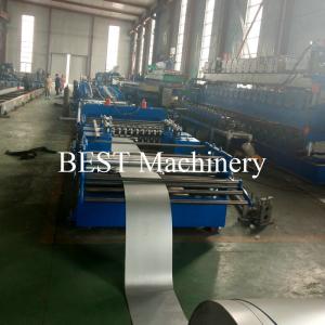 China Cable Tray &amp; Cover In One Steel Cold Roll Forming Machine Automatic Change Size factory