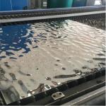 Silver Mirror Polished Water Ripple Stainless Steel Sheet For Interior