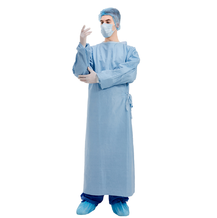 OEM Patient Surgery Gown , Non Woven Surgical Gown 115x127cm S