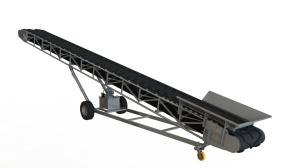 China Mining Quarry Limestone Stone Crusher Parts Rubber Transport Belt Conveyors factory