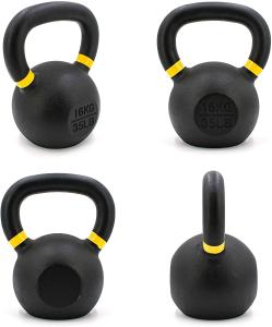 China Gym Workouts 10kg Cast Iron Kettlebell Vinyl Coated Anti Abrasion factory